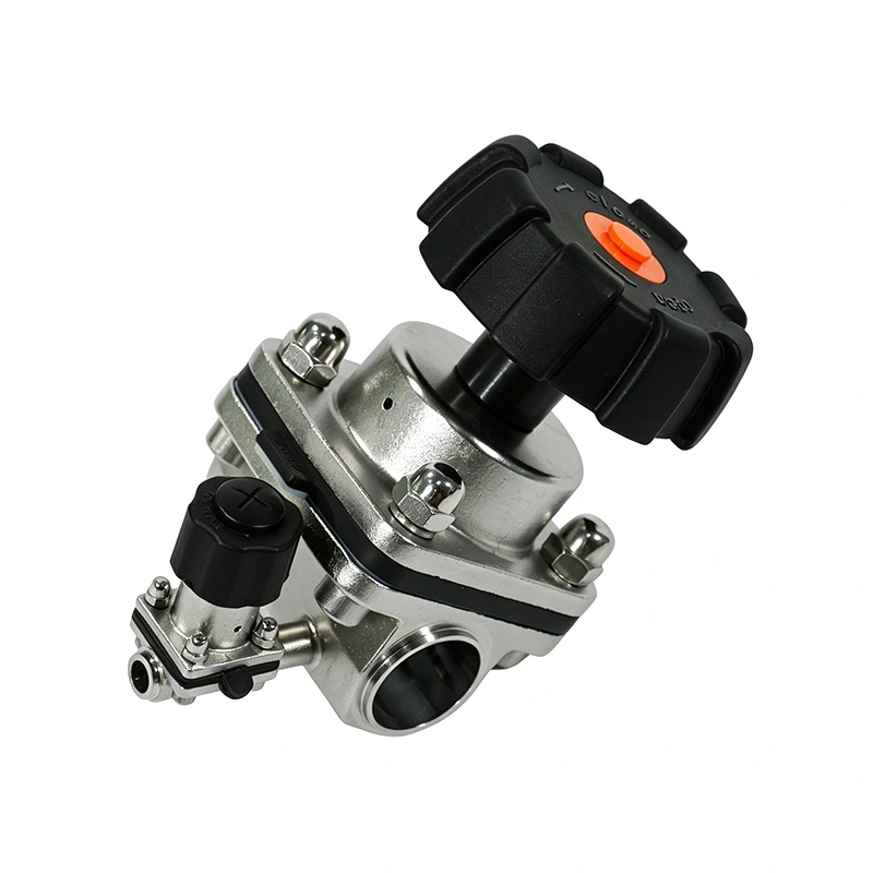 Sanitary GMP two-way diaphragm valve with Access Port