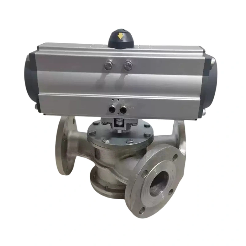 Sanitary Pneumatic 3-Way Diverter Valve For Powder