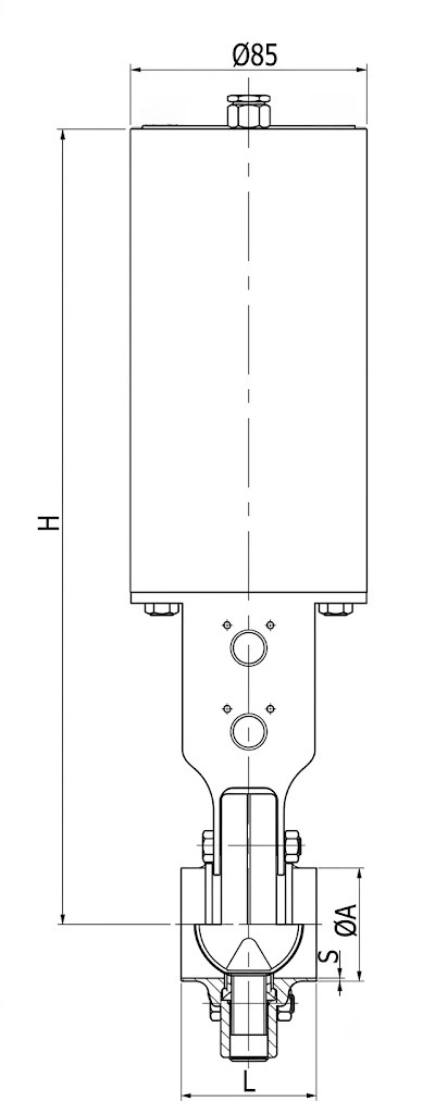 Sanitary Stainless Steel Manual 3-Piece Butterfly Valve